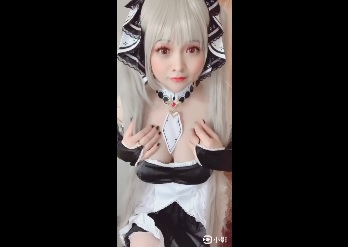 China Shemale cosplay big tits masturbation