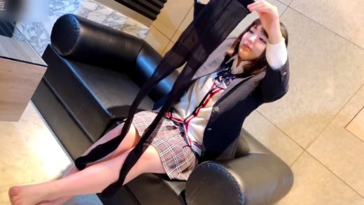 Japan schoolgirl pantyhose footjob